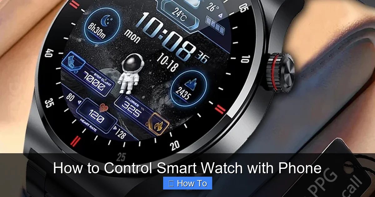 How to Control Smart Watch with Phone