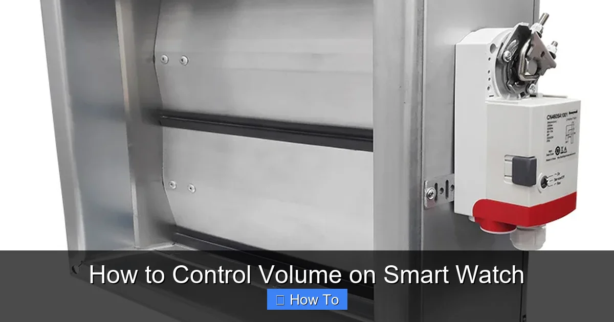 How to Control Volume on Smart Watch