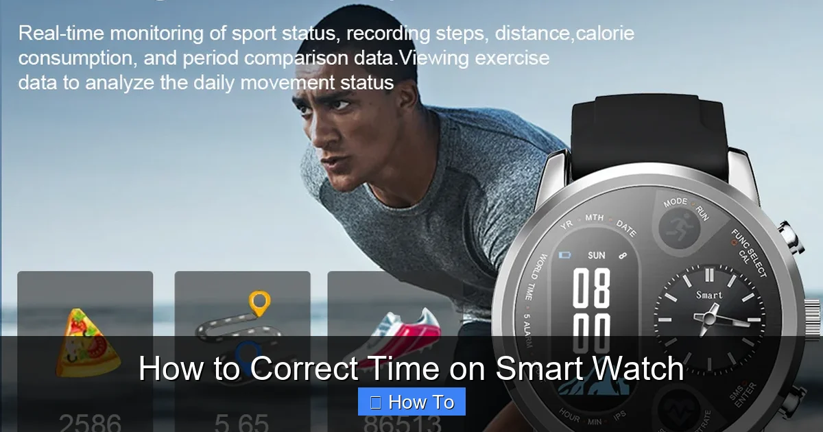 How to Correct Time on Smart Watch