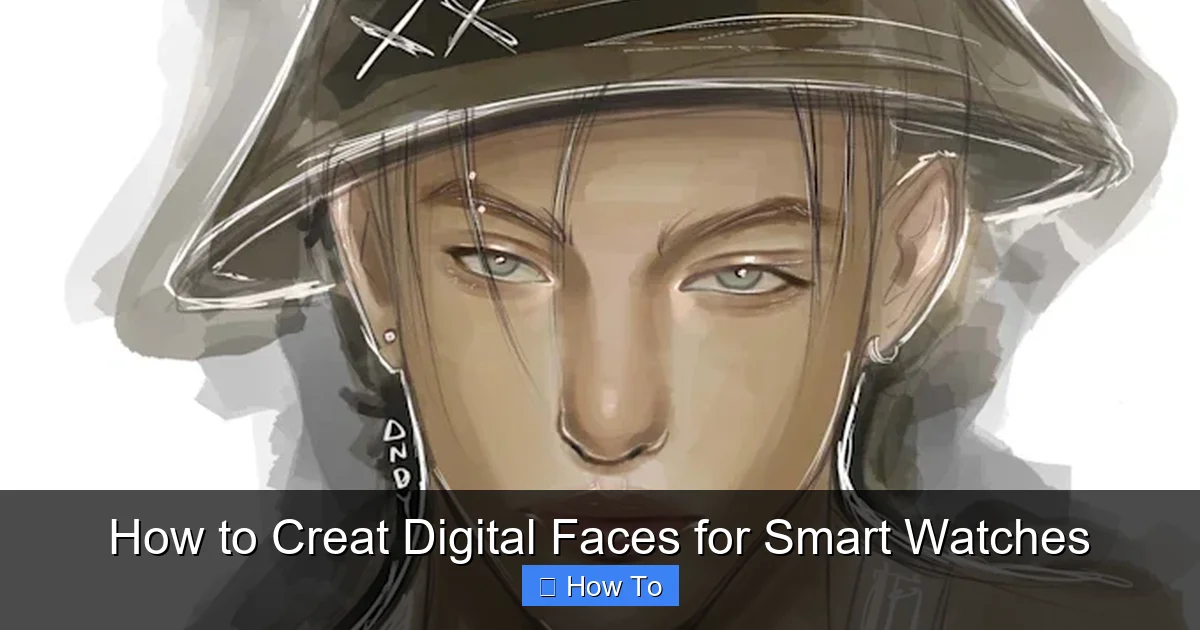 How to Creat Digital Faces for Smart Watches
