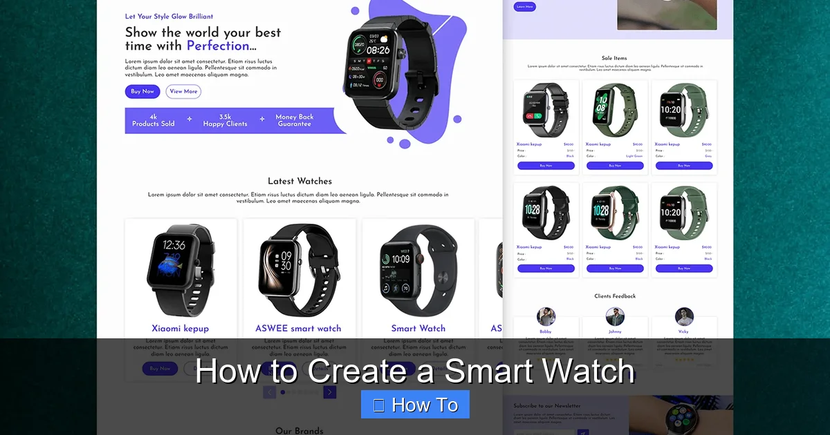 How to Create a Smart Watch