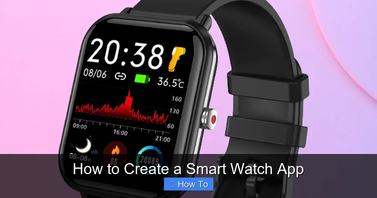 How to Create a Smart Watch App