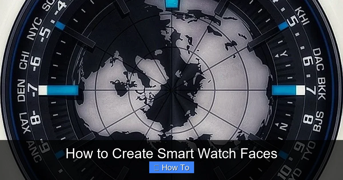How to Create Smart Watch Faces
