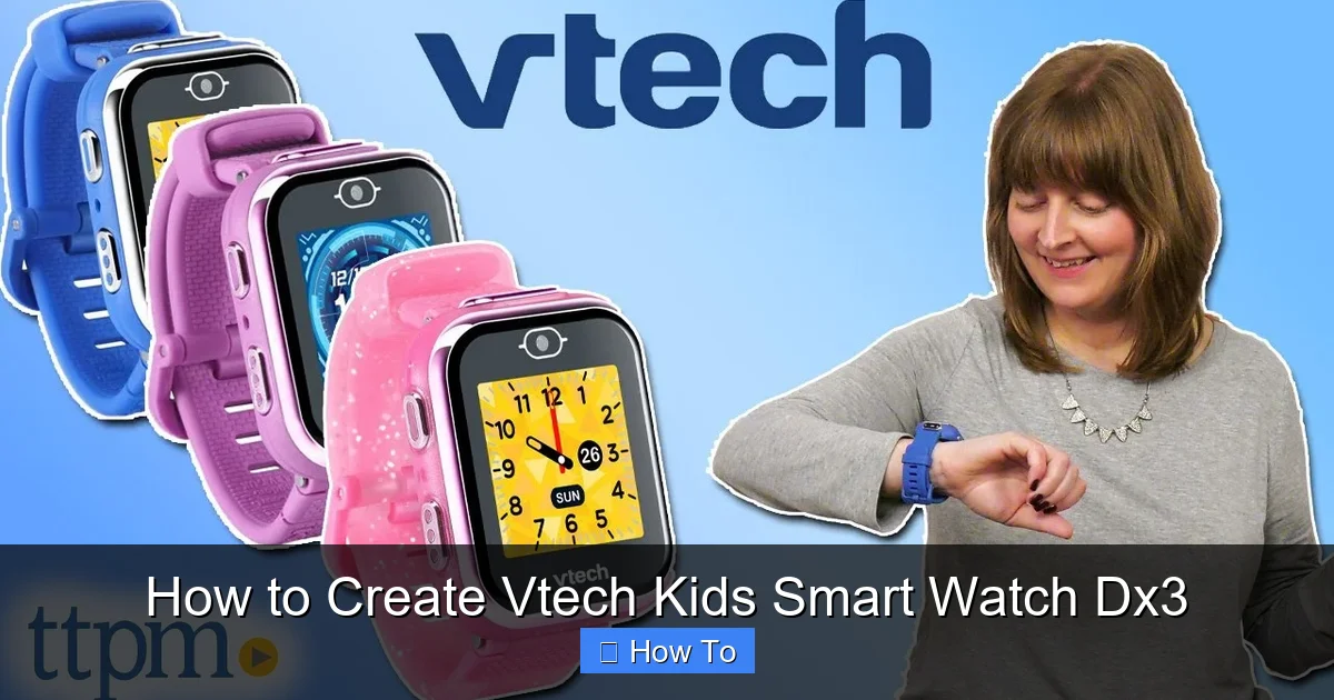 How to Create Vtech Kids Smart Watch Dx3