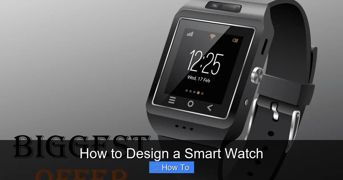 How to Design a Smart Watch