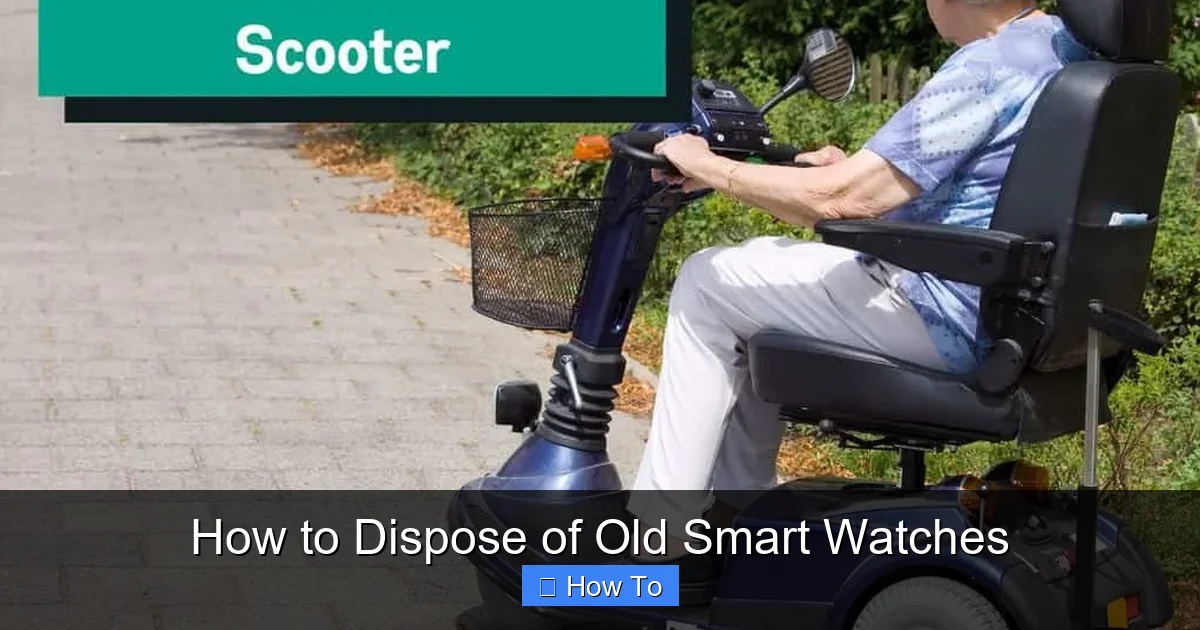 How to Dispose of Old Smart Watches