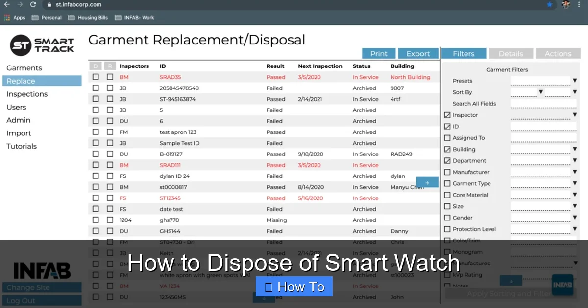 How to Dispose of Smart Watch