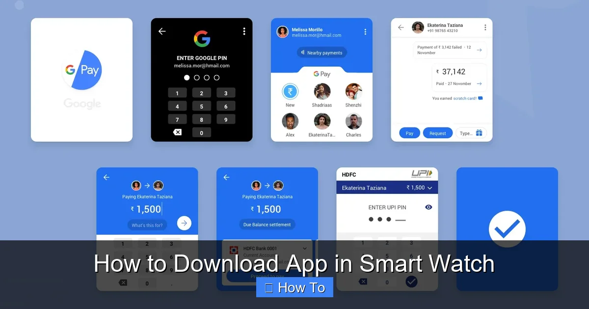 How to Download App in Smart Watch