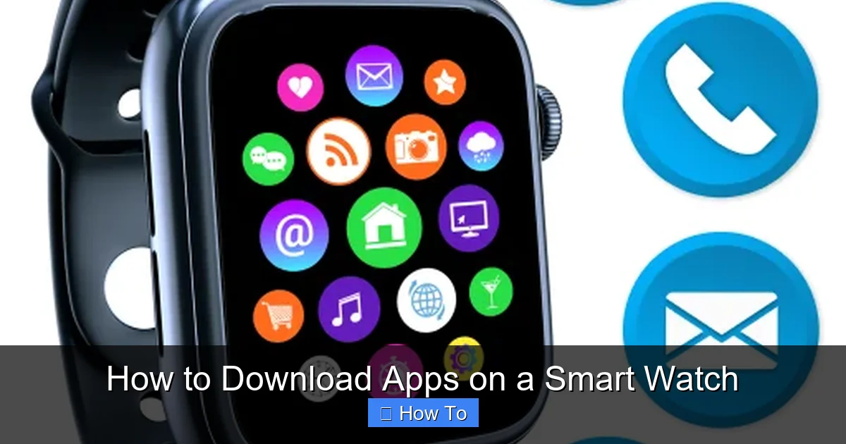 How to Download Apps on a Smart Watch