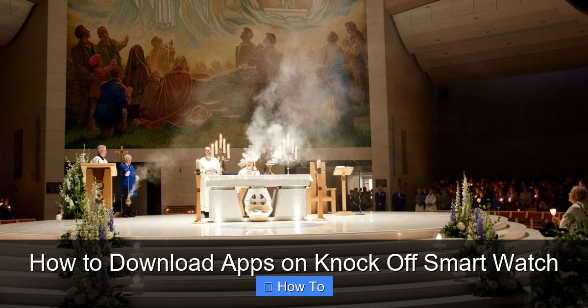 How to Download Apps on Knock Off Smart Watch