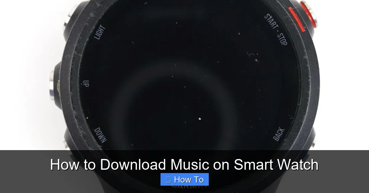 How to Download Music on Smart Watch