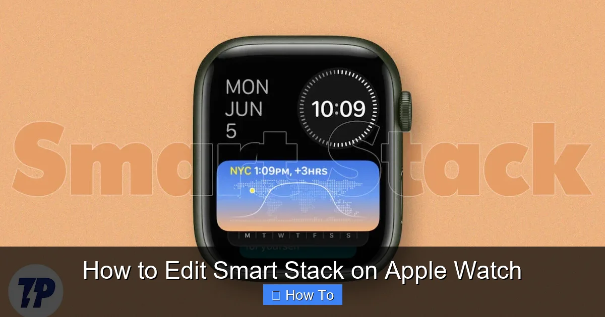 How to Edit Smart Stack on Apple Watch