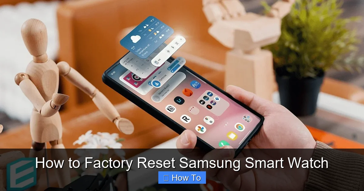 How to Factory Reset Samsung Smart Watch