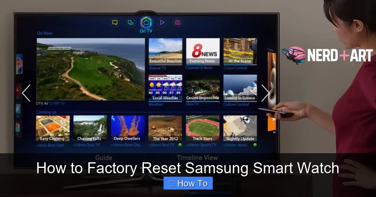How to Factory Reset Samsung Smart Watch
