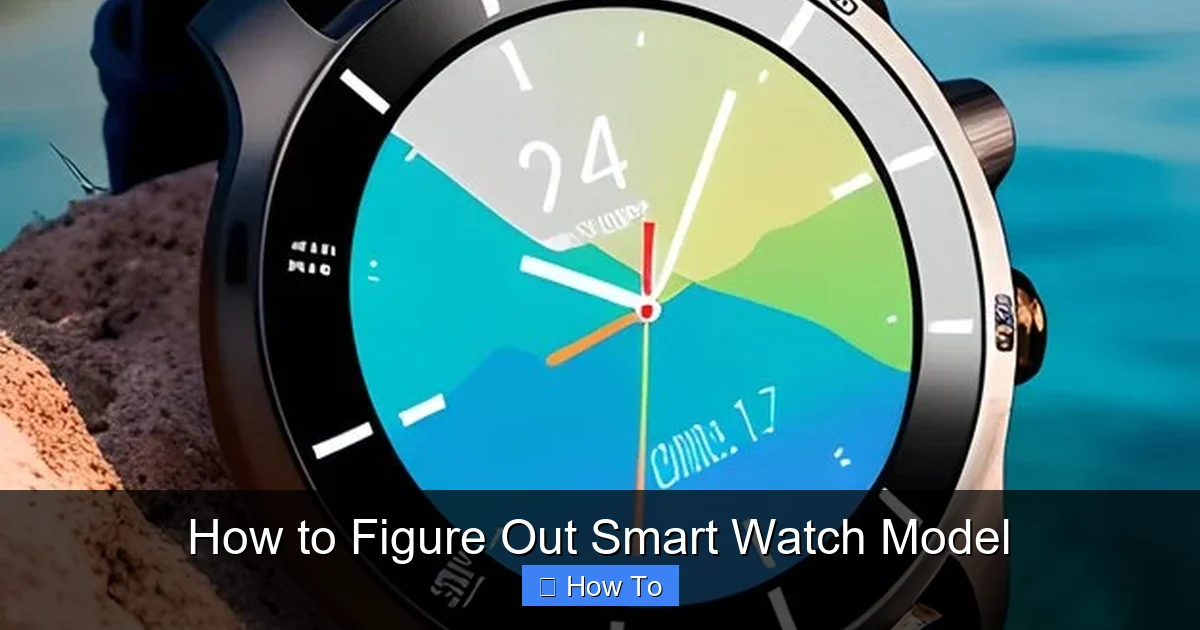 How to Figure Out Smart Watch Model