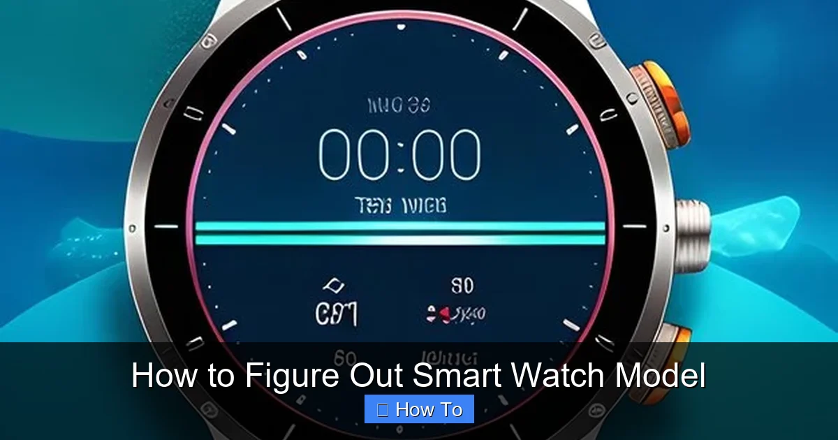 How to Figure Out Smart Watch Model