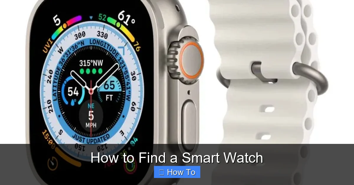 How to Find a Smart Watch