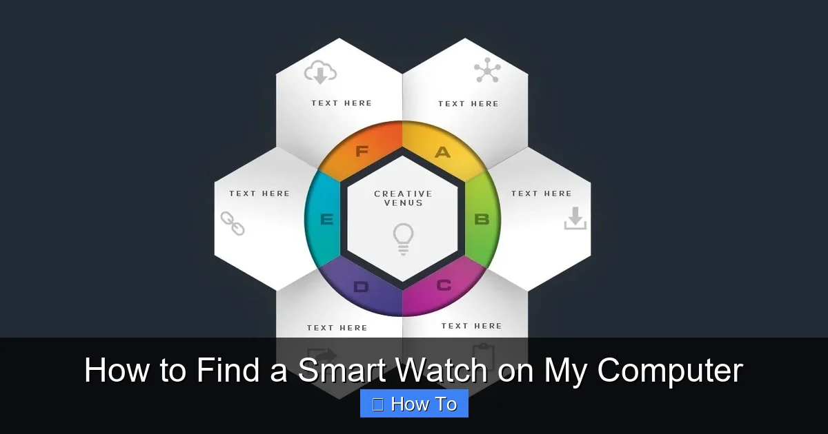 How to Find a Smart Watch on My Computer