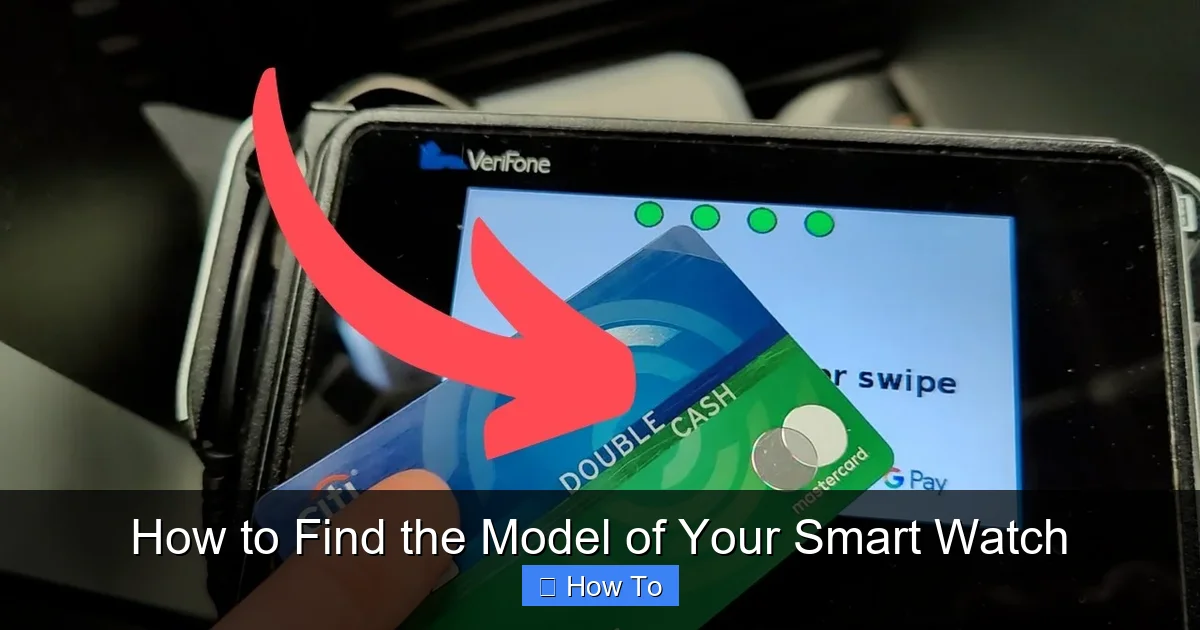How to Find the Model of Your Smart Watch