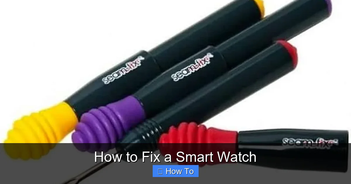 How to Fix a Smart Watch