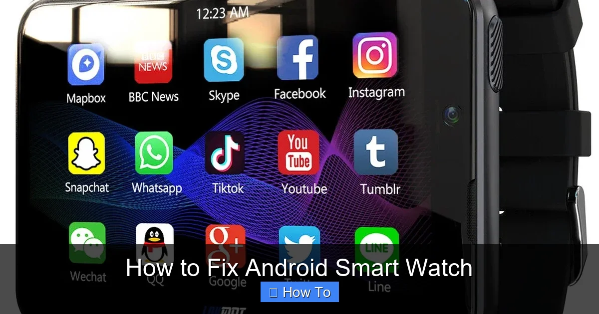 How to Fix Android Smart Watch