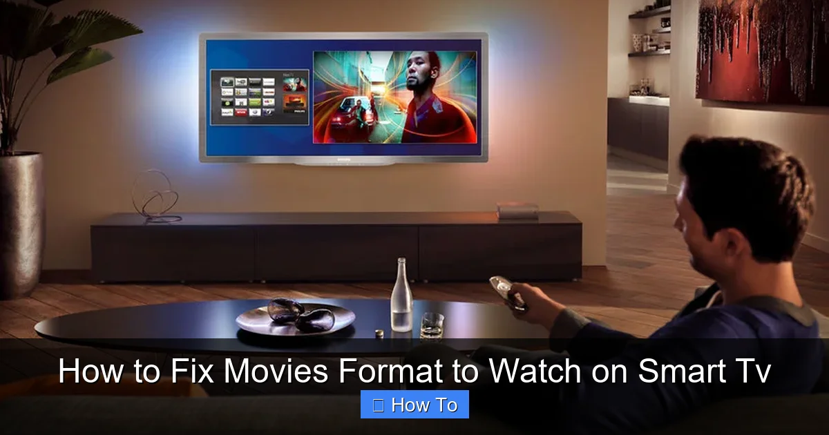 How to Fix Movies Format to Watch on Smart Tv