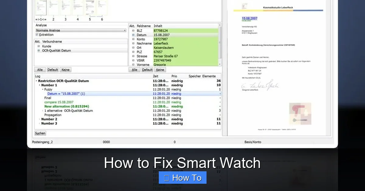 How to Fix Smart Watch