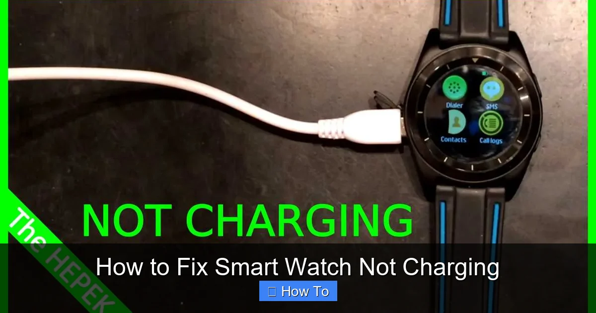 How to Fix Smart Watch Not Charging