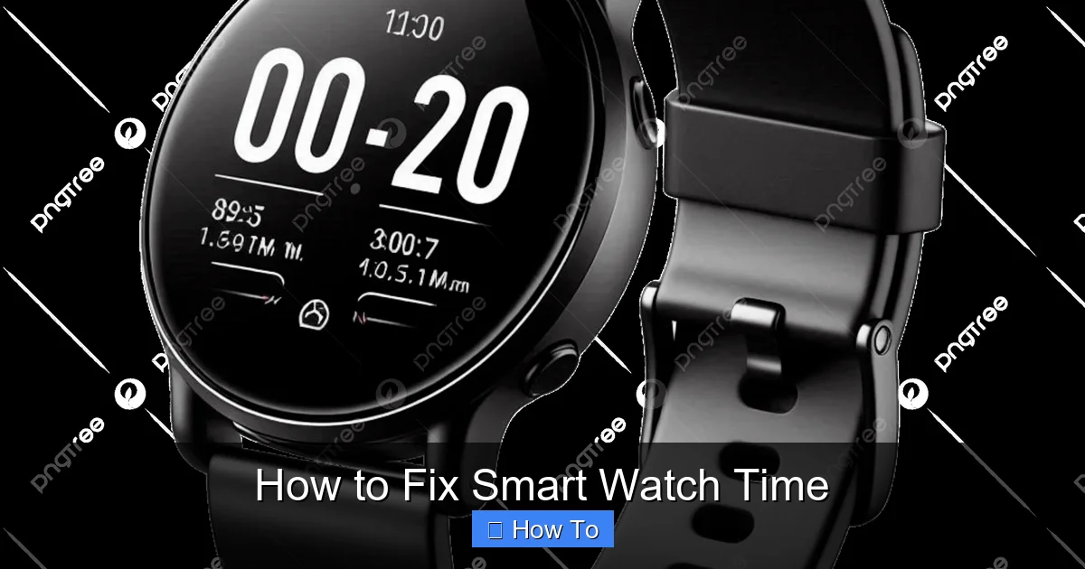 How to Fix Smart Watch Time