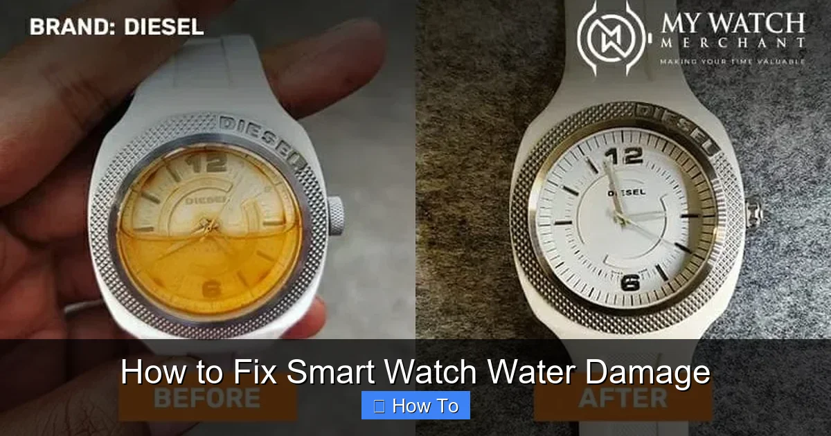 How to Fix Smart Watch Water Damage