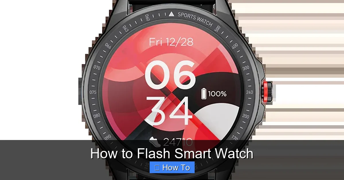 How to Flash Smart Watch