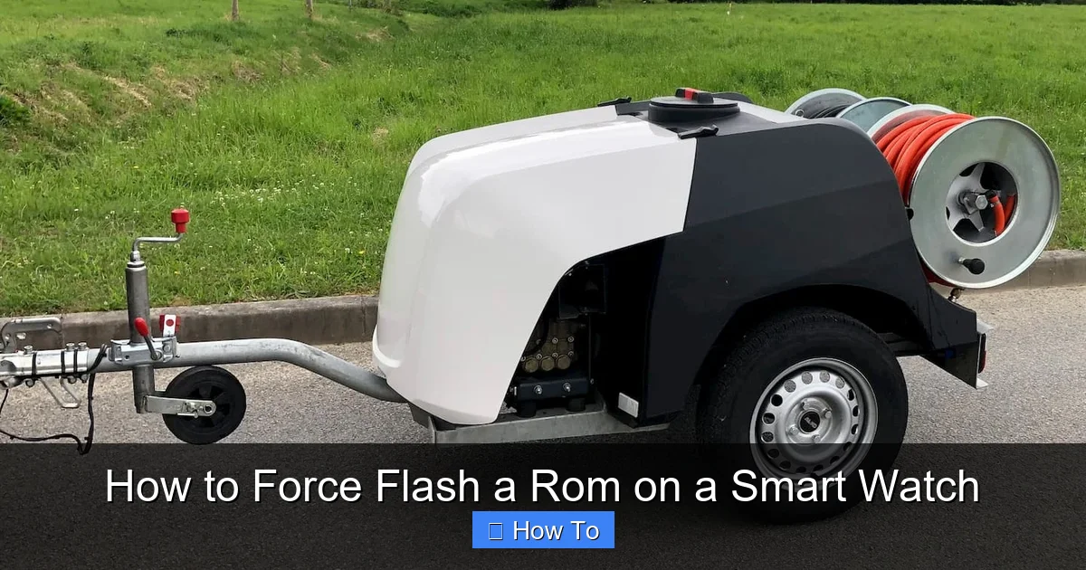 How to Force Flash a Rom on a Smart Watch