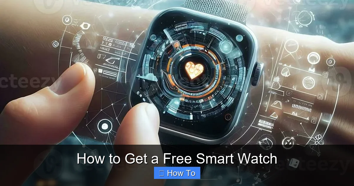 How to Get a Free Smart Watch