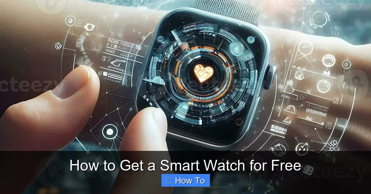 How to Get a Smart Watch for Free