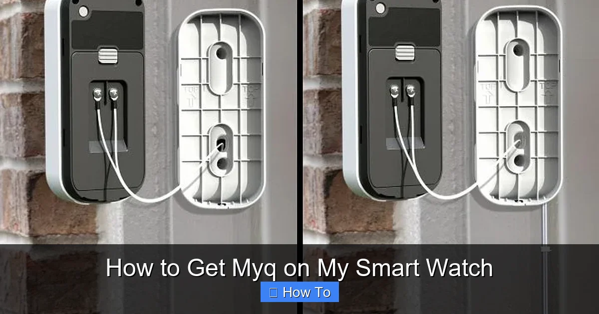 How to Get Myq on My Smart Watch