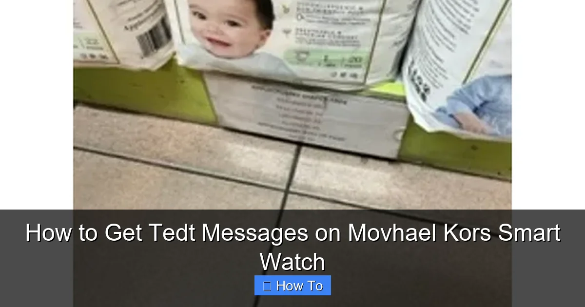 How to Get Tedt Messages on Movhael Kors Smart Watch