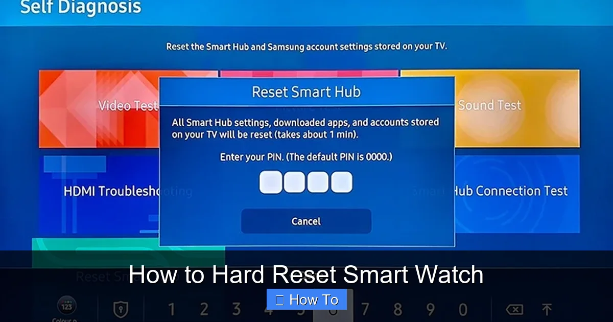 How to Hard Reset Smart Watch