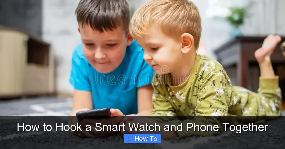 How to Hook a Smart Watch and Phone Together