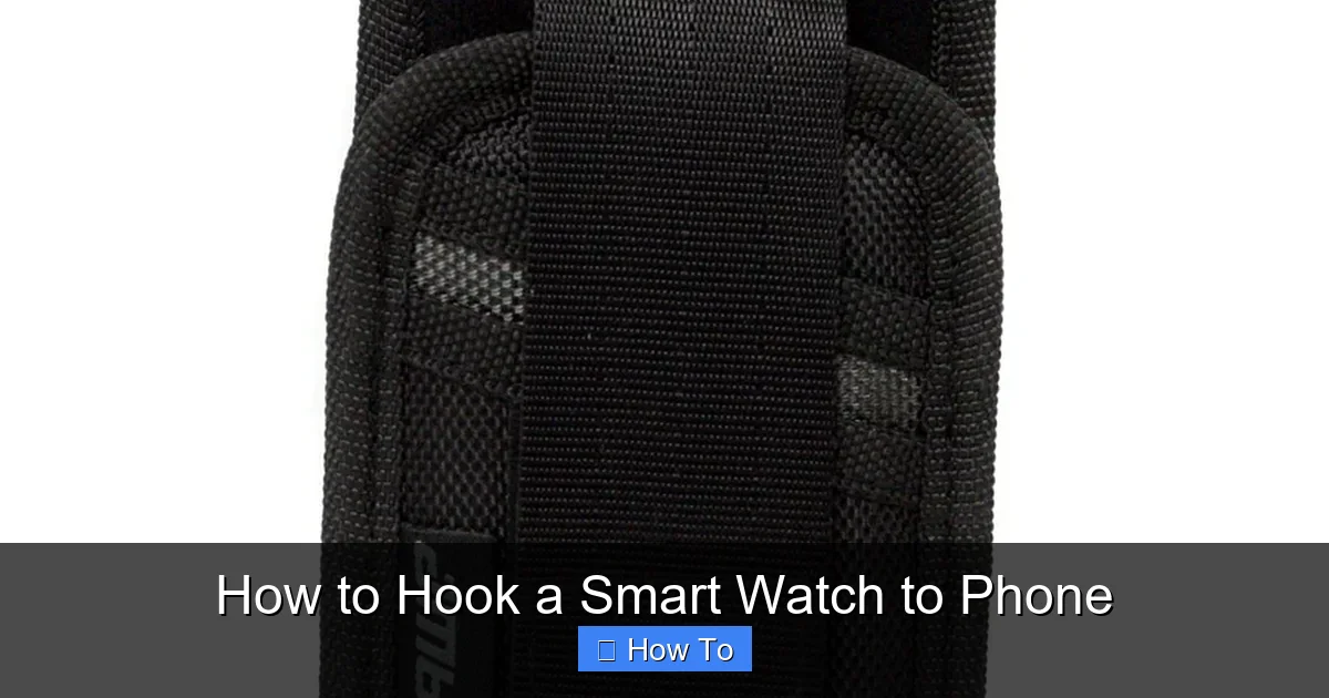How to Hook a Smart Watch to Phone