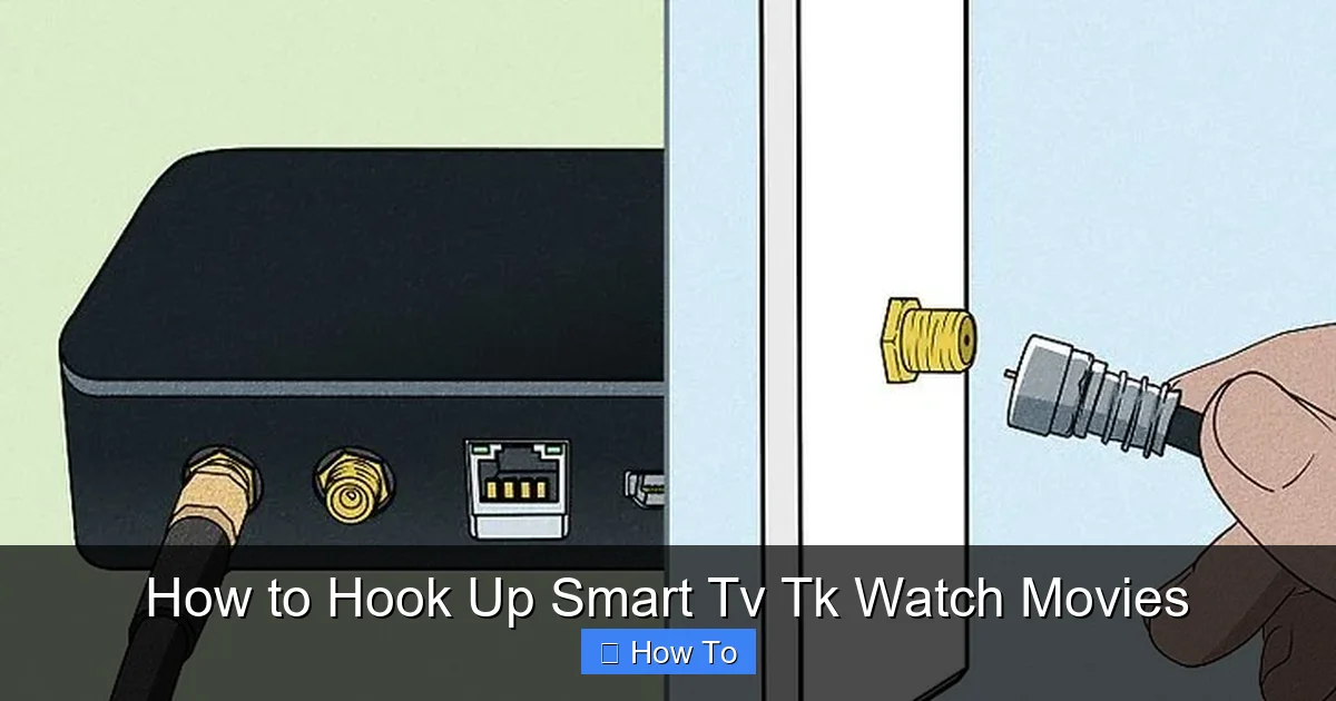 How to Hook Up Smart Tv Tk Watch Movies