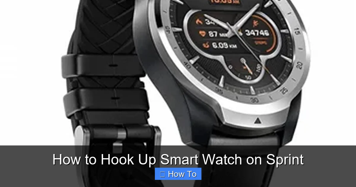 How to Hook Up Smart Watch on Sprint