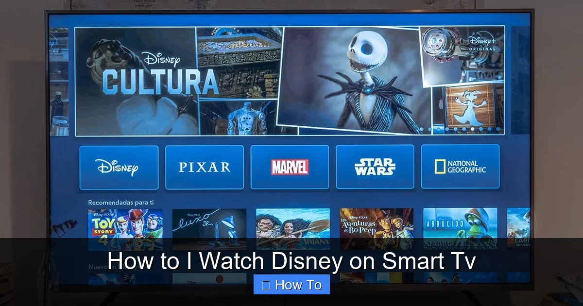 How to I Watch Disney on Smart Tv