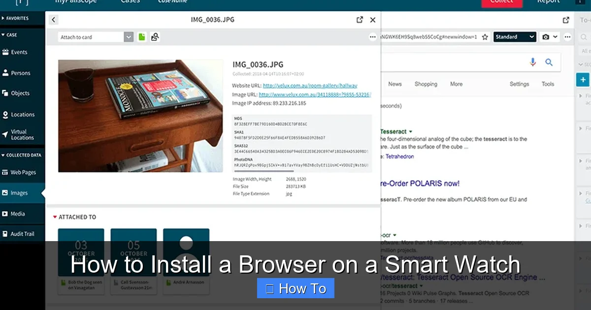 How to Install a Browser on a Smart Watch