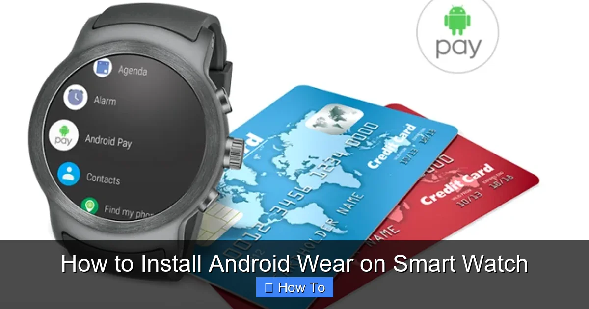 How to Install Android Wear on Smart Watch