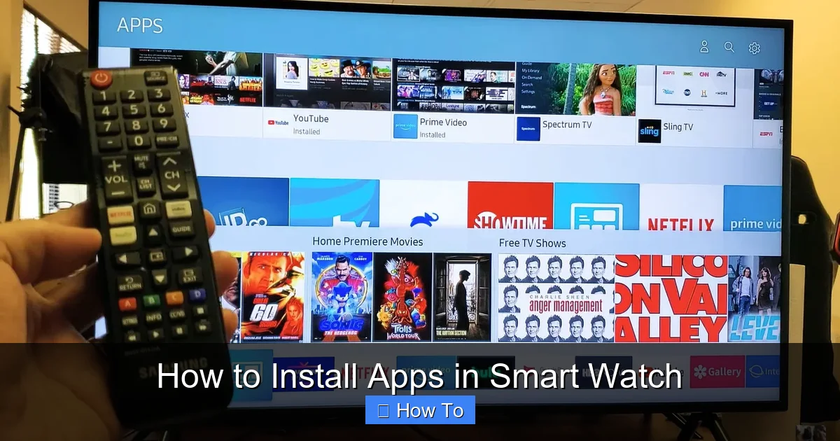 How to Install Apps in Smart Watch