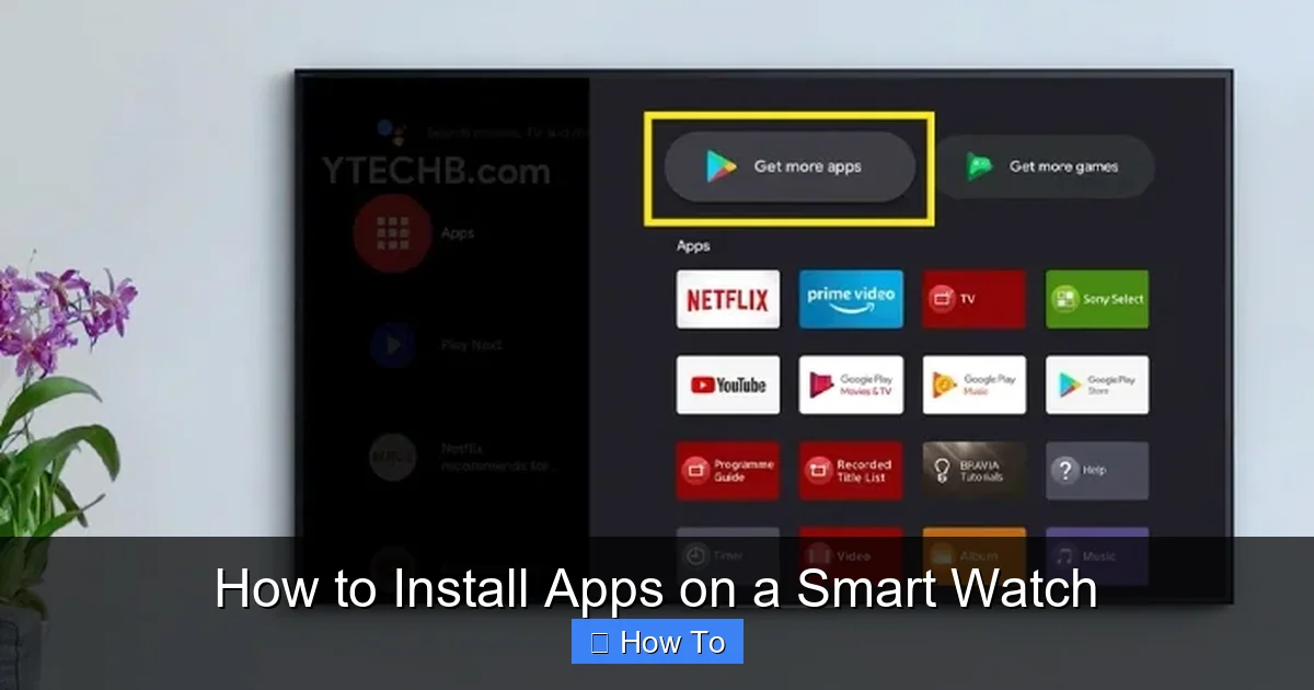 How to Install Apps on a Smart Watch
