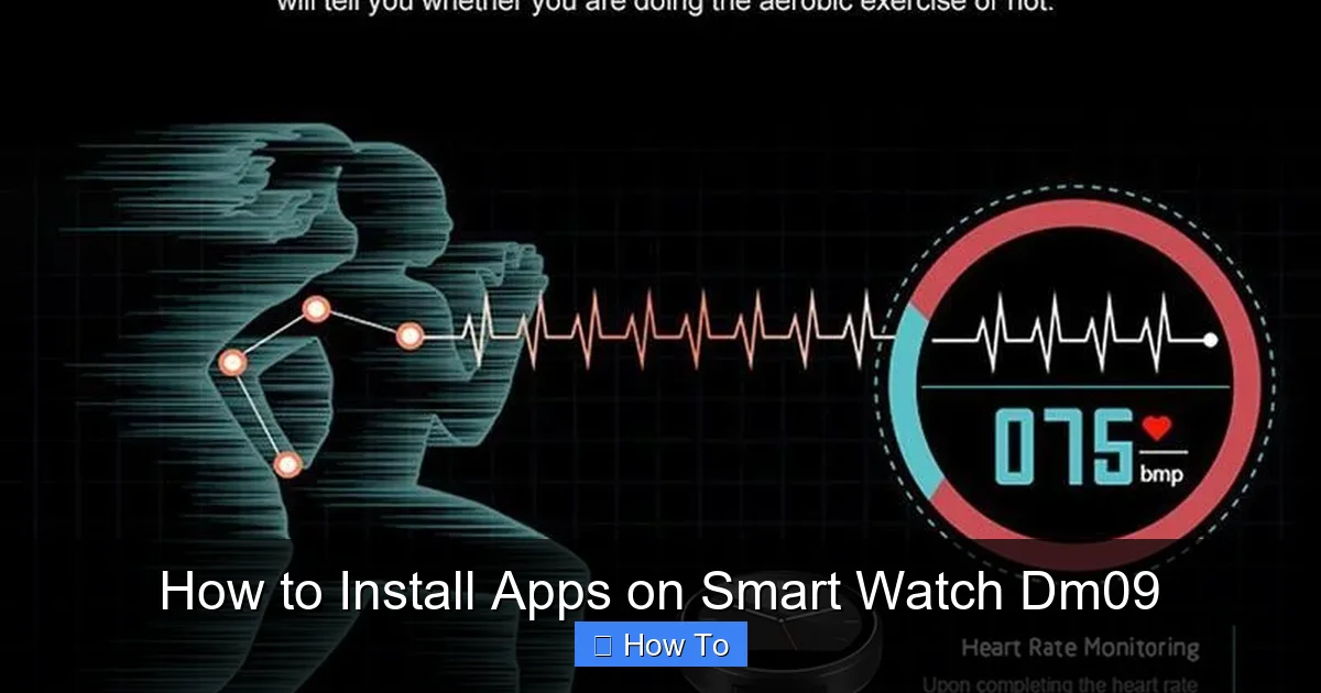How to Install Apps on Smart Watch Dm09