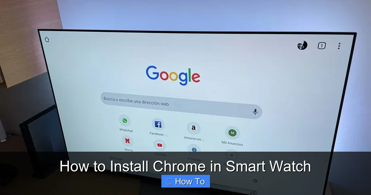 How to Install Chrome in Smart Watch