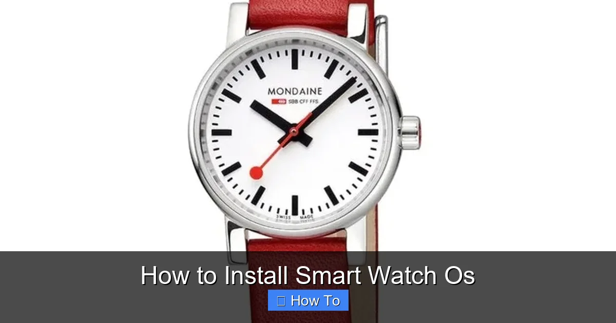 How to Install Smart Watch Os