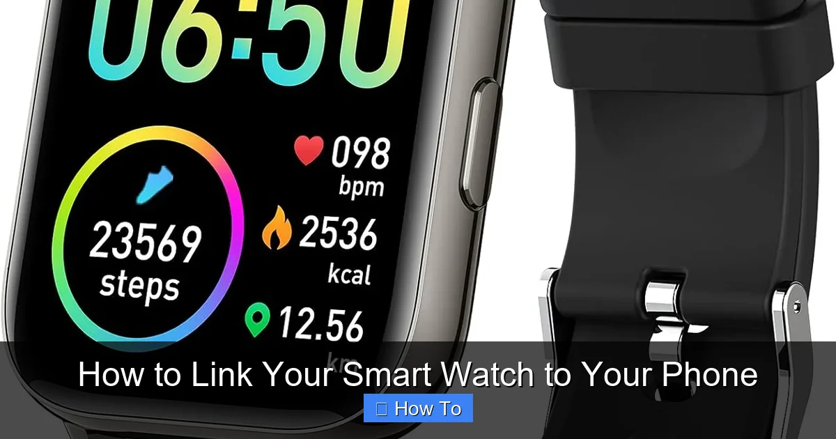 How to Link Your Smart Watch to Your Phone